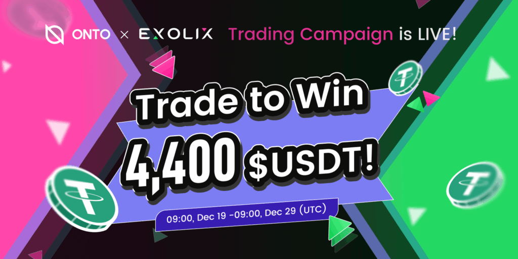 ONTO × Exolix Trading Campaign: Trade to Win 4,400 USDT